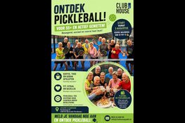Ontdek Pickleball bij Clubhouse speciaal voor 55-plussers!
