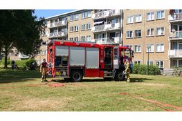 Brandje op balkon van woning in Beverwijk snel onder controle
