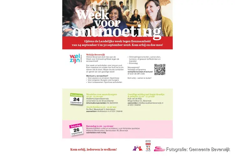 Week voor Ontmoeting: kom erbij en doe mee