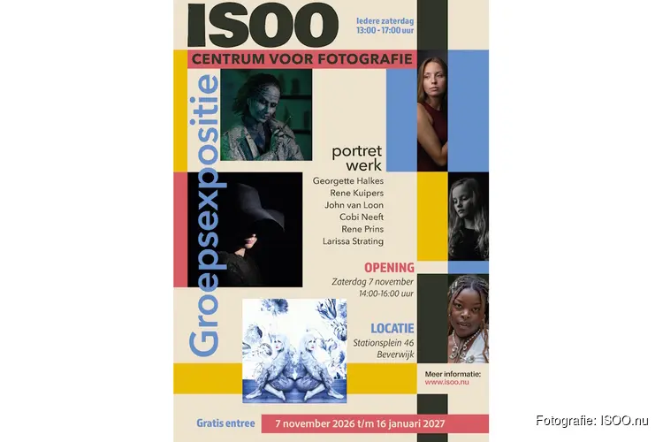 Expositie “Portretfotografie” bij ISOO brengt zes verschillende visies samen
