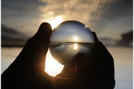 Fotograferen door een glazen bol