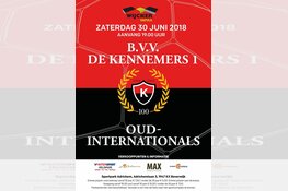 BVV de Kennemers tegen Oud-Internationals op 30 juni
