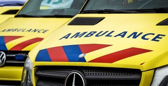 Fietser geschept door auto in Heemskerk